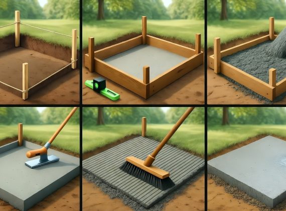 Comment réaliser une dalle en béton balayé : guide pratique