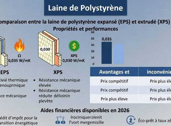 Polystyrène isolation 2026 : PSE / XPS (λ, épaisseurs, prix, aides, comparatif)