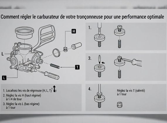 Comment régler le carburateur de votre tronçonneuse pour une performance optimale