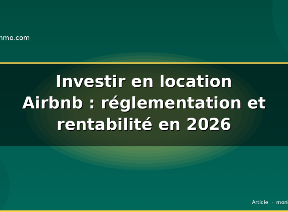 Investir en location Airbnb : réglementation et rentabilité en 2026