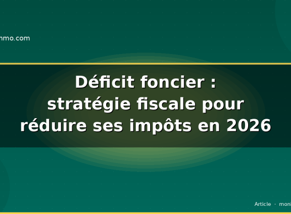Déficit foncier : stratégie fiscale pour réduire ses impôts en 2026