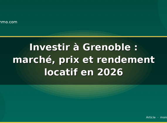 Investir à Grenoble : marché, prix et rendement locatif en 2026