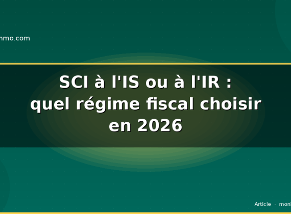 SCI à l’IS ou à l’IR : quel régime fiscal choisir en 2026